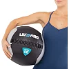 Мяч набивной медицинский для кроссфита WALL BALL LiveUp LP8100-12 12кг