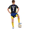 Дитяча футбольна форма із символікою футбольного AL NASSR RONALDO 7 гостьова 2025 SP-SPORT CO-4656