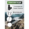 Палки для скандинавской ходьбы PowerPlay 9104 Lykke Black/White 80-135 см (пара)
