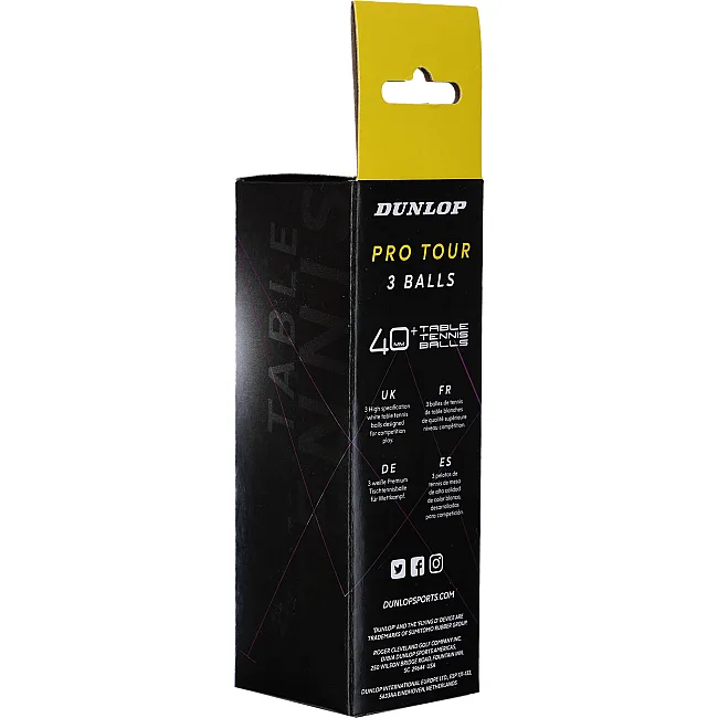 Мячи для настольного тенниса DUNLOP PRO TOUR DL679348N 3шт