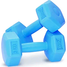Гантели композитные POWERPLAY 4124 Hercules 2*3 кг. Синие (пара – 2шт.)