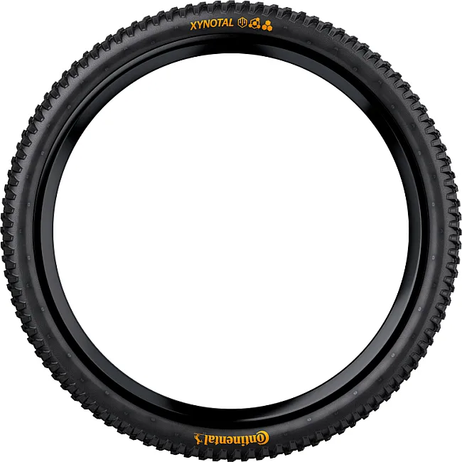 Бескамерная покрышка CONTINENTAL Xynotal 27.5 x 2.4 Soft Enduro чёрная складная TR