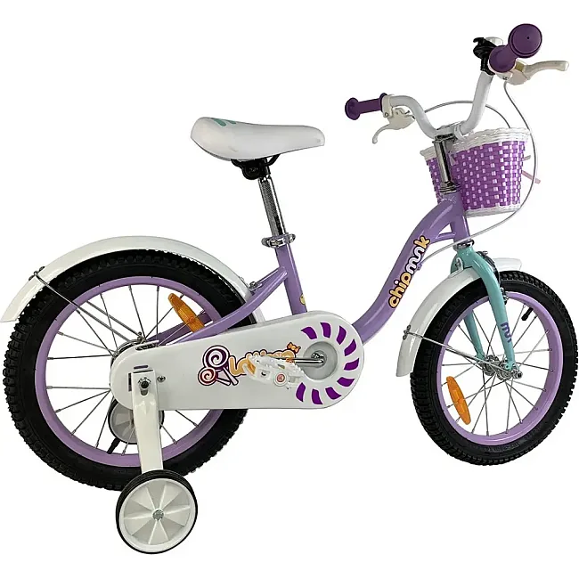 Детский велосипед ROYALBABY Chipmunk Darling 18", OFFICIAL UA, фиолетовый