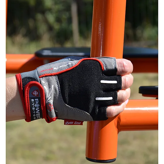 Фітнес рукавиці POWER SYSTEM PS-2570 Woman’s Power жіночі Black/Red
