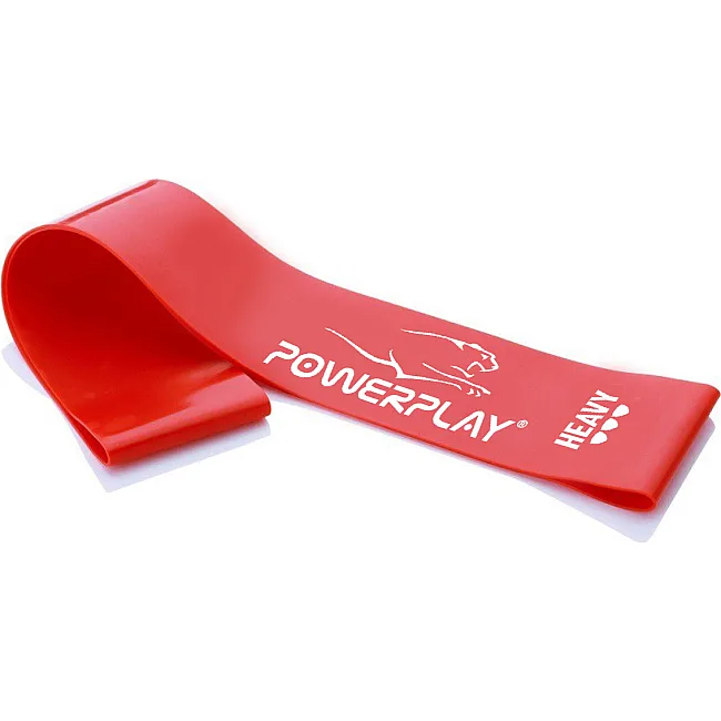 Фитнес резинка POWERPLAY 4114 Mini Power Band 1.2мм. Heavy Красная (11кг)