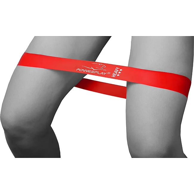 Фитнес резинка POWERPLAY 4114 Mini Power Band 1.2мм. Heavy Красная (11кг)