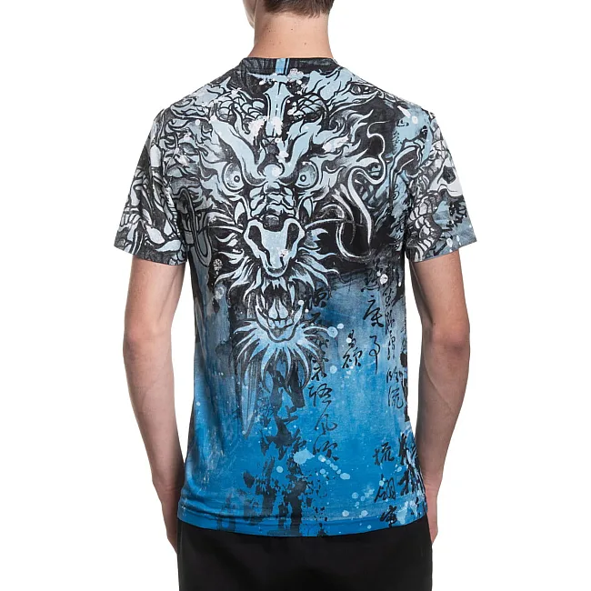 Футболка мужская AFFLICTION HirУниверсальный aki Steel Tee