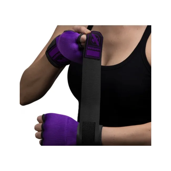 Быстрые бинты Hayabusa Quick Gel Purple Black