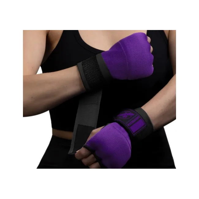 Быстрые бинты Hayabusa Quick Gel Purple Black