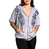 Женская кофта AFFLICTION Coleford Ranch AW24280 Dapple Grey Lava Wash
