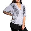 Женская кофта AFFLICTION Coleford Ranch AW24280 Dapple Grey Lava Wash