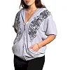 Женская кофта AFFLICTION Coleford Ranch AW24280 Dapple Grey Lava Wash