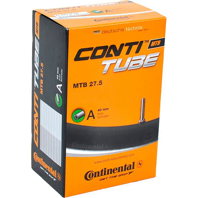 Камера для велосипеда CONTINENTAL MTB Tube B+ 27.5", 65-584->70-584, A40, 350 г