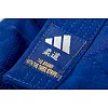 Кимоно для дзюдо Adidas Club J350BP (синее с серебряными полосами на плечах)