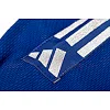 Кимоно для дзюдо Adidas Club J350BP (синее с серебряными полосами на плечах)