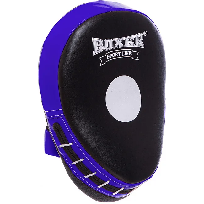 Лапи боксерські гнуті Boxer Еліт (шкіра)