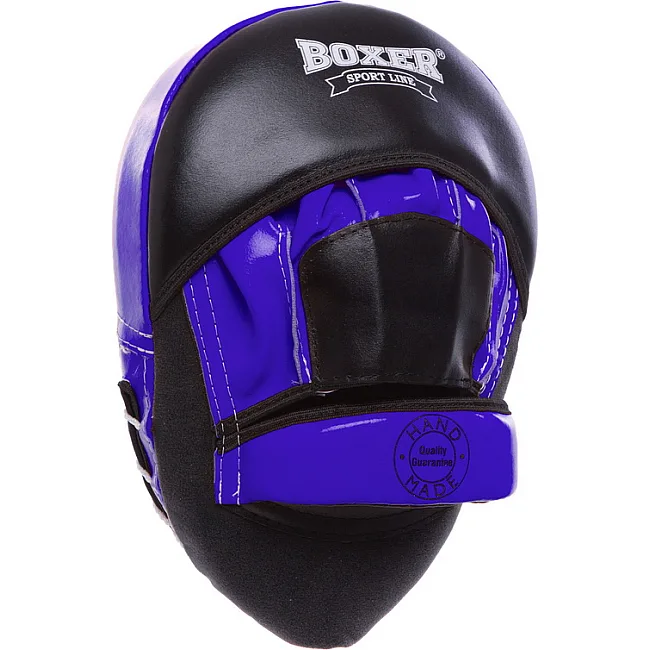Лапи боксерські гнуті Boxer Еліт (шкіра)
