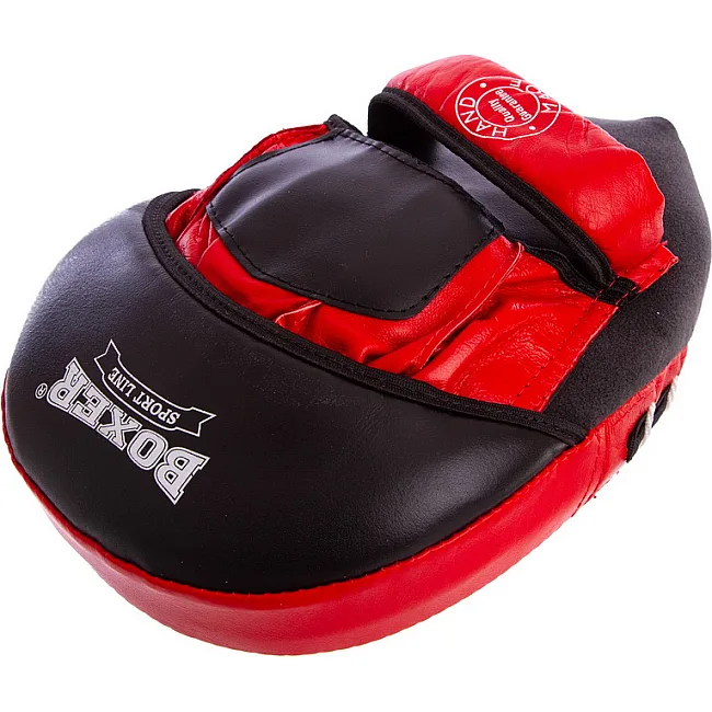 Лапи боксерські гнуті Boxer Еліт (шкіра)
