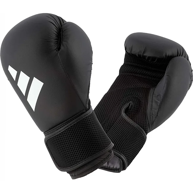 Рукавиці боксерські Adidas Hybrid 25 (чорно/білі, ADIH25)
