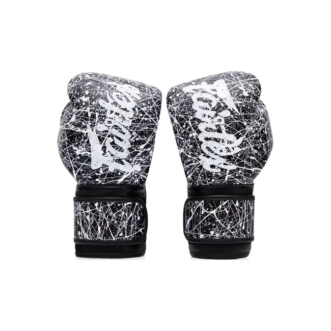 Рукавиці для боксу FAIRTEX BGV14PT Painter Black White