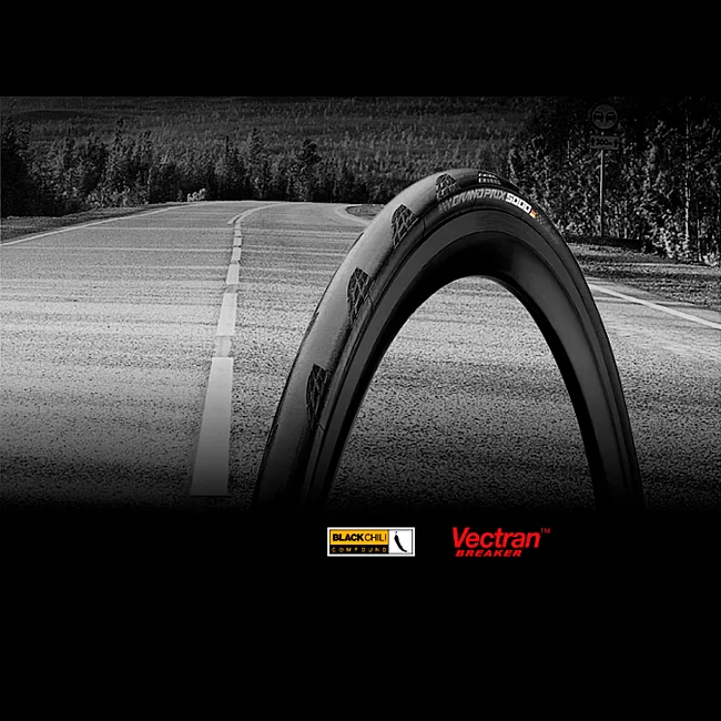 Покрышка на велосипед CONTINENTAL Grand Prix 5000 - 28" | 700 x 23C, черная, складная, skin