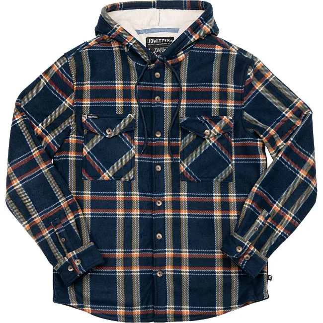 Рубашка HOWITZER Allegiance ed Flannel Navy Orange