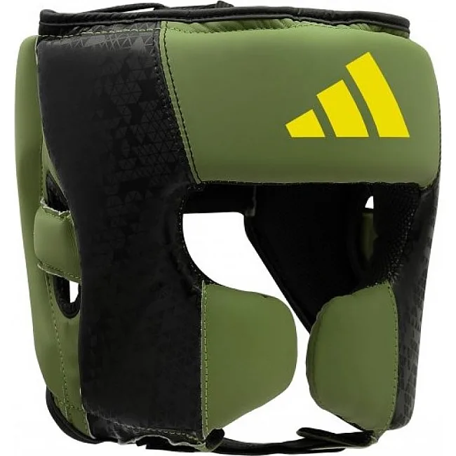 Шлем для бокса ADIDAS X ANDERSON SILVA 50 | зеленый-черно-желтый | ADIDAS ADIAS50HG