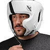 Шолом для боксу HAYABUSA T3 Boxing Chinless White Black
