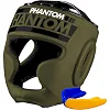 Шлем для бокса PHANTOM APEX Full Face Army Green (капа в подарок)