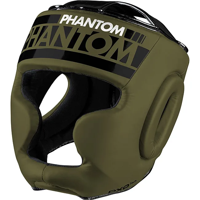 Шлем для бокса PHANTOM APEX Full Face Army Green (капа в подарок)