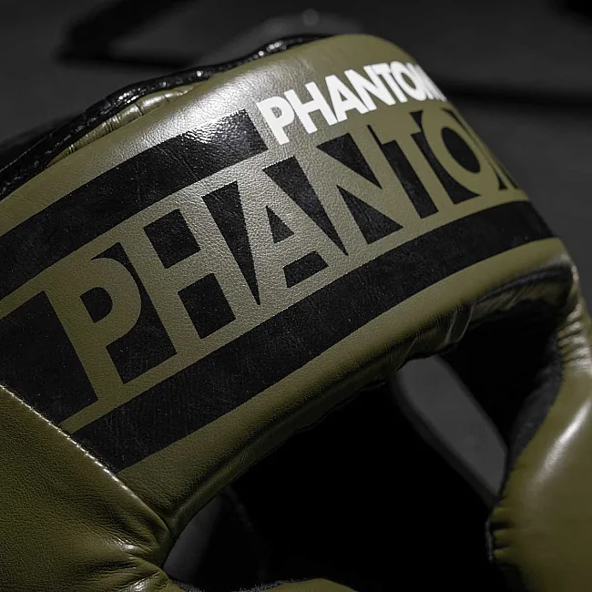 Шлем для бокса PHANTOM APEX Full Face Army Green (капа в подарок)