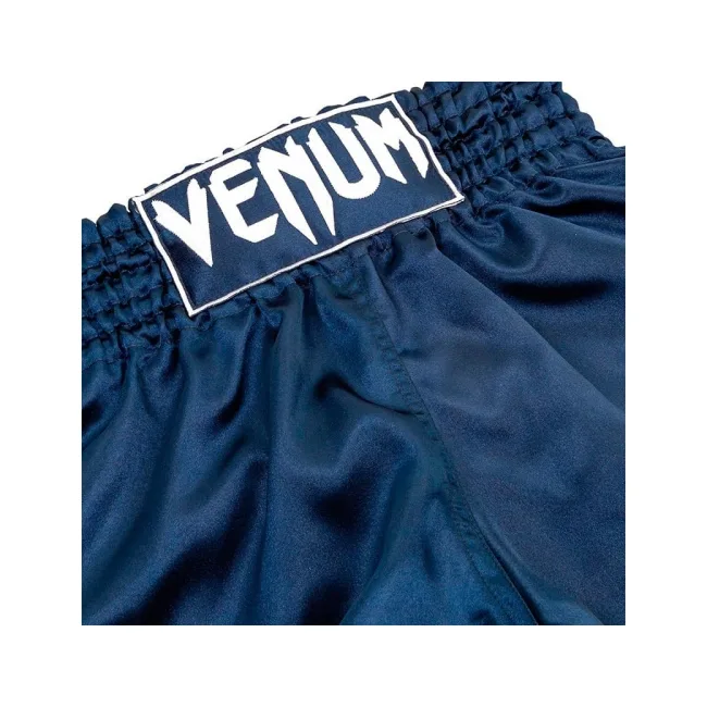 Шорти для тайського боксу VENUM Classic Navy Blue White