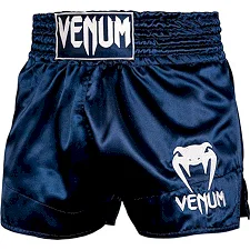Шорти для тайського боксу VENUM Classic Navy Blue White