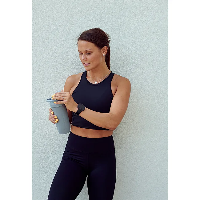 Спортивный шейкер SMARTSHAKE металлический Reforce Stainless Steel 30oz/900мл Gray
