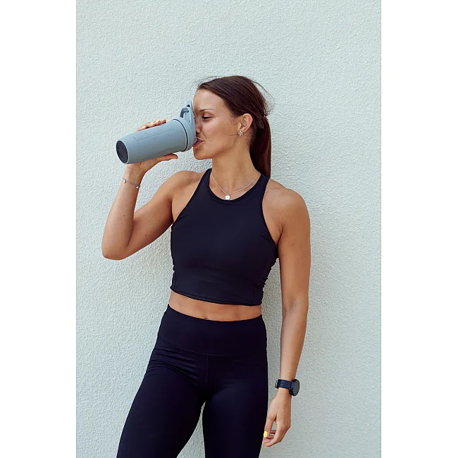 Спортивный шейкер SMARTSHAKE металлический Reforce Stainless Steel 30oz/900мл Gray