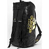 Спортивна сумка-рюкзак з логотипом Adidas Karate (Чорний та золотий) (ADIACC051K)