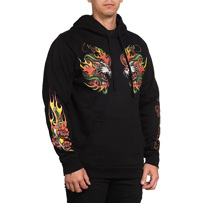 Толстовка AFFLICTION Fire Guide Po Black