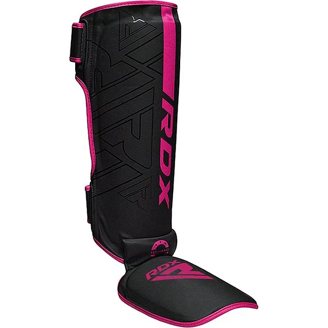 Захисні щитки для ніг RDX F6 Kara MMA Pink