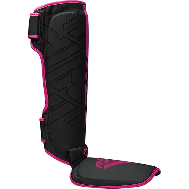 Захисні щитки для ніг RDX F6 Kara MMA Pink