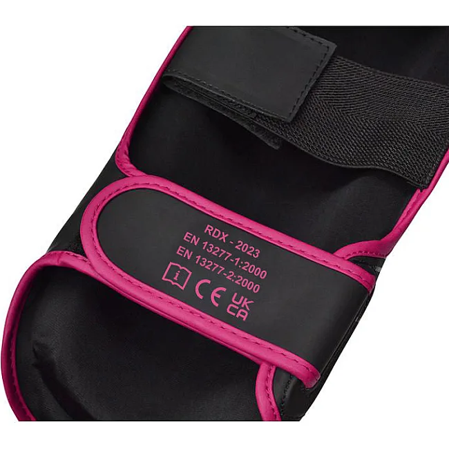 Захисні щитки для ніг RDX F6 Kara MMA Pink