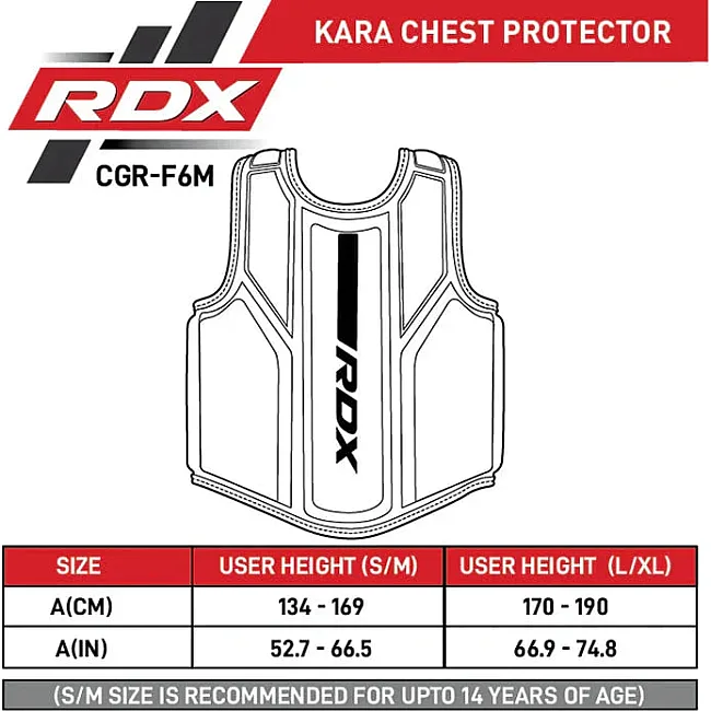 Защитный жилет RDX F6M Kara Coach Chest Protector Matte Gold Plus