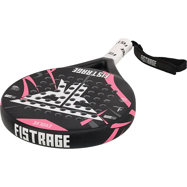 Ракетка для паділ-тенісу Padel FISTRAGE EVOLVE VL-4681 (Чорно-рожевий)