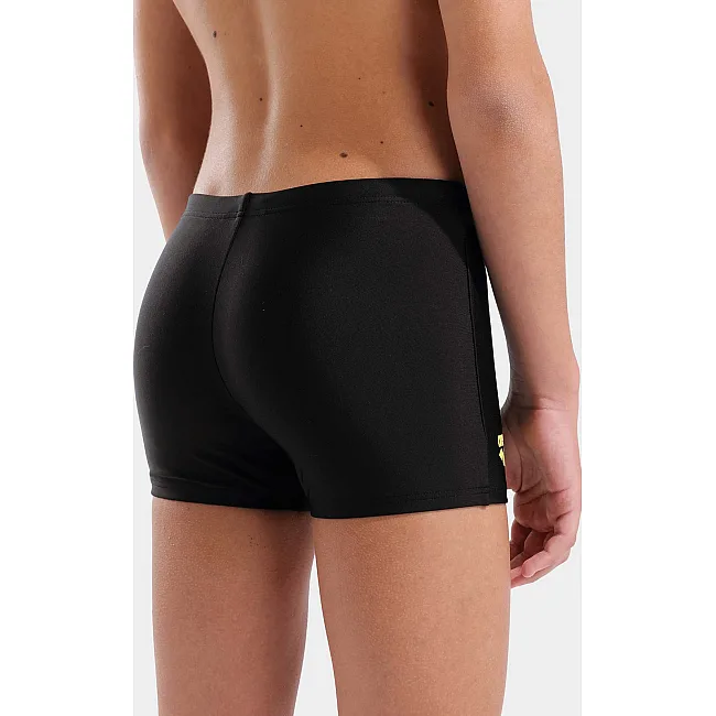 Плавки-шорты для мальчиков Arena GRAPHIC SWIM SHORT черный, желтый (для детей)