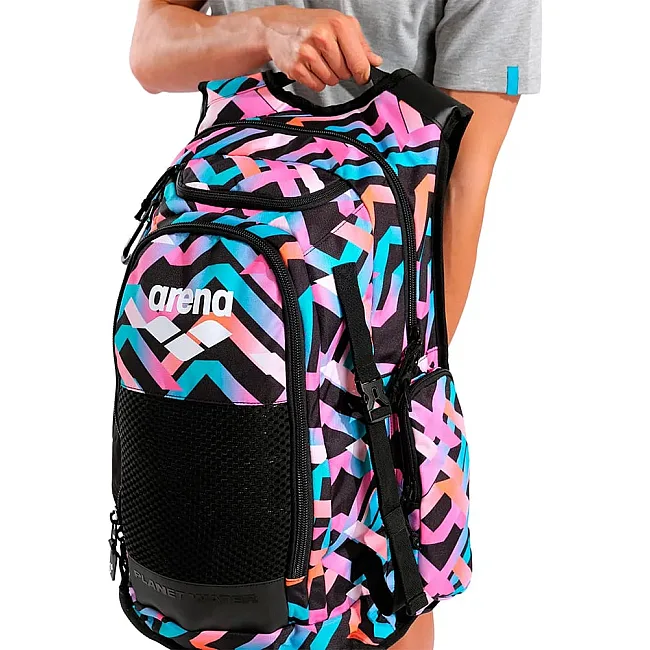 Рюкзак Arena ALL SET BACKPACK AO 45L розовый, голубой, черный 55 х 38 х 28 см