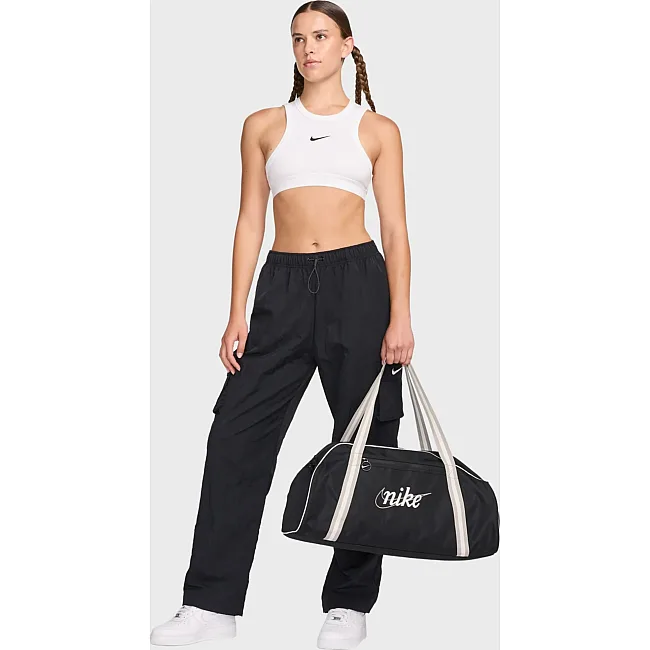 Сумка NIKE W NK GYM CLUB - RETRO 24L чорний (для жінок) 33 × 51 × 23 см