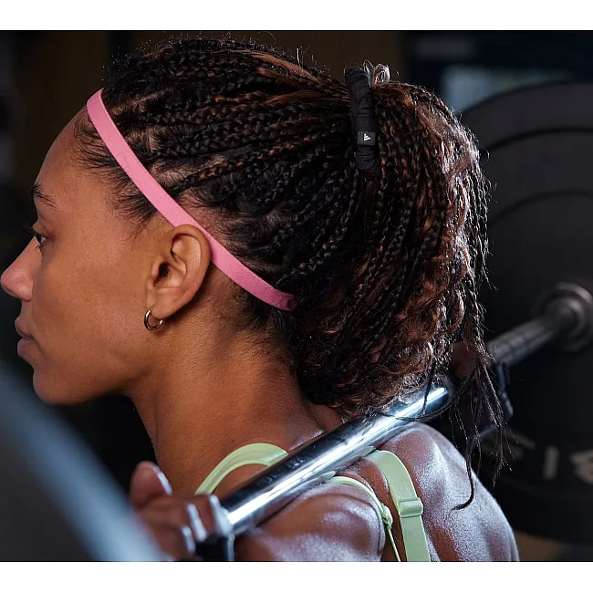 Резинки для волос ADIDAS Hair Scrunchies 2pk черный, розовый (для женщин) One Size