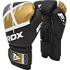 Боксерские перчатки RDX BOXING GLOVES BGR-F7 черный, золотой