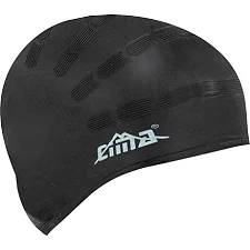 Шапочка для бассейна силиконовая на длинные волосы CIMA PL-2989 (Черный)