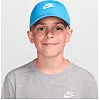Кепка NIKE K NK CLUB CAP US CB FUT WSH блакитний (для дітей) One Size