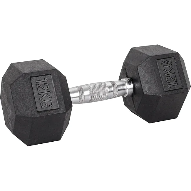 Гантель шестигранна inSPORTline Hexsteel 12 кг